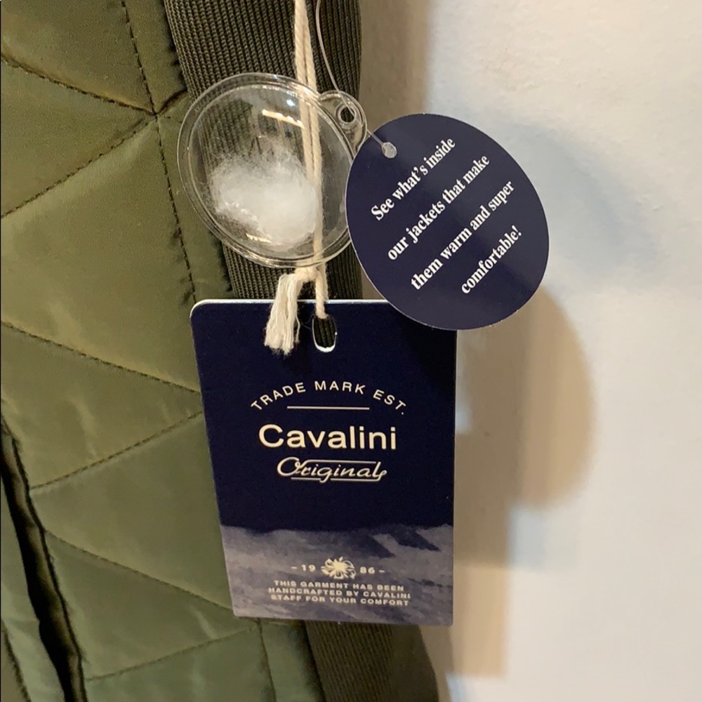 NWT Cavalini olive green vest size Medium - Picture 5 of 8